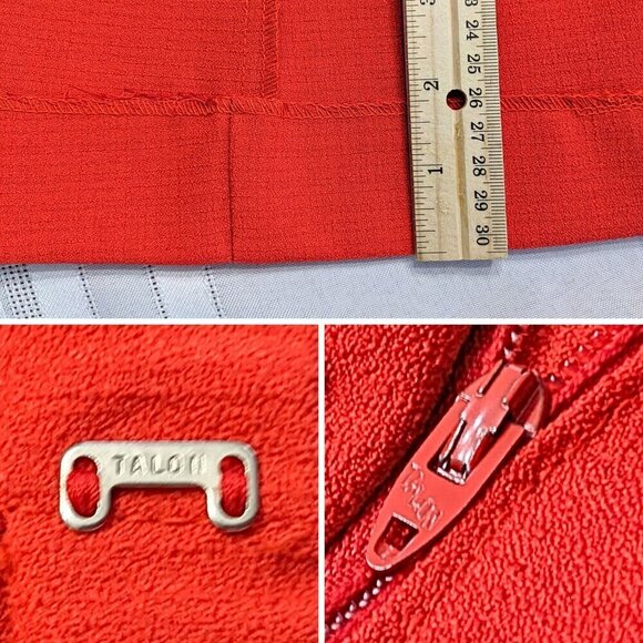 NWT Mint Vtg 1976 HERBERT LEVY SPORT Plus Size Tomato Red 2pc Leisure Suit Sz 3X - Picture 7 of 8